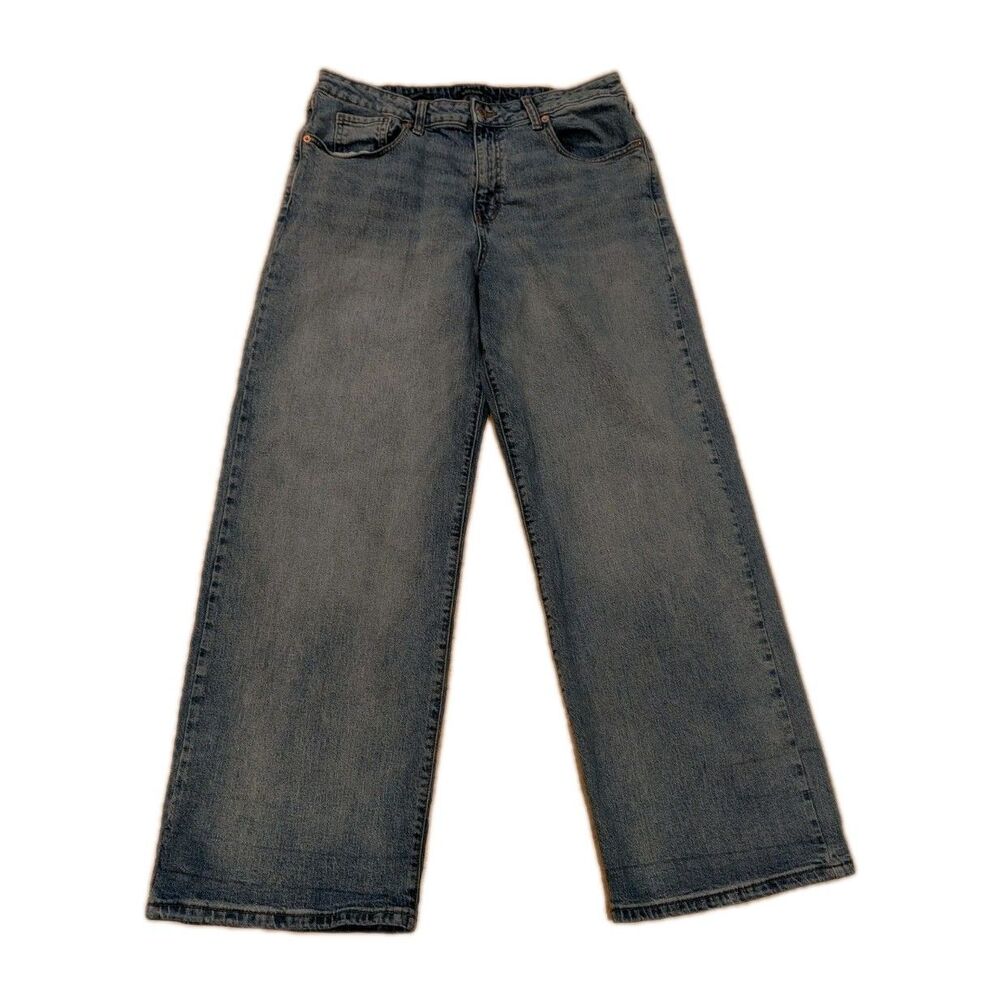 Wild Fable High-Rise Baggy Jeans 12 Y2K 90s Streetwear Retro-Chic Normcore